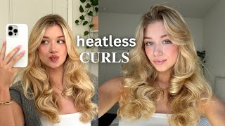 Overnight Blowout the BEST heatless curls [upl. by Arised]