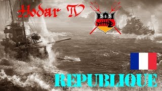 WoWs  Tier X Schlachtschiff Republique  Der Zitadellenjäger  von und mit Hodar [upl. by Weissmann]