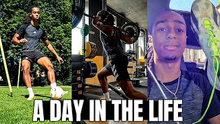 Pro Footballer Off Season Day In The Life  Jadan Raymond [upl. by Tertias]