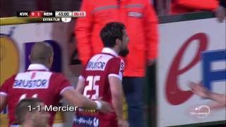 KV Kortrijk  Moeskroen 2  1 Play Off 2 20162017 [upl. by Kenti388]