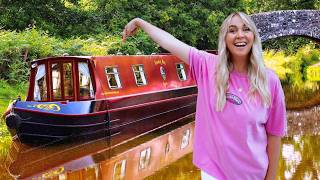 Day in a Life Living on a Narrowboat in England [upl. by Ettie302]