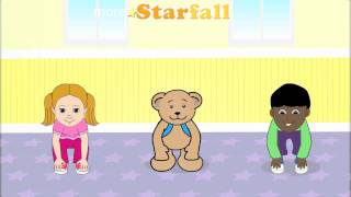 Head Shoulders Knees and Toes Song — a Starfall™ Movie from Starfallcom [upl. by Mays20]