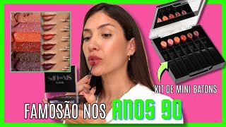 MENOR BATOM que já USEI na MINHA VIDA l SIX MINI LIPS [upl. by Fiel]