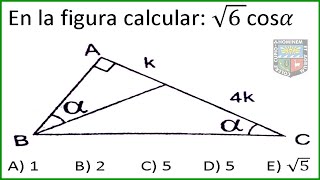 ADMISION AGRARIA UNALM 2015I TRIGONOMETRIA RAZONES TRIGONOMETRICAS [upl. by Ahseela247]