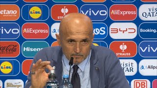 Spalletti dopo SvizzeraItalia 20 «Resto ct Responsabilità mia ho scelto io i calciatori» [upl. by Euqinorev]