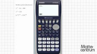 Potensekvationer  Grafräknare II  Matematik 1 [upl. by Luhey]