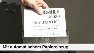 Aktenvernichter DAHLE ShredMATIC 35080 [upl. by Aleuname701]