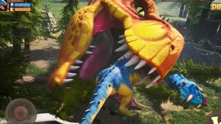 Dino Game Ads Review All Levels 15 Prehistoric Survival [upl. by Netsreik]