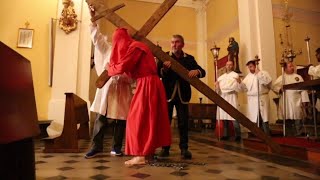 Pasqua la processione del Crocione di Tromello [upl. by Enilrae]