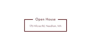 🏡 Welcome to 176 Hillcrest Rd Needham MA 🏡 [upl. by Ahsinaw]