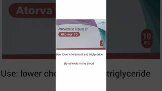 Atrovastatin tablet use medical medicalstudent viralshorts [upl. by Akceber]