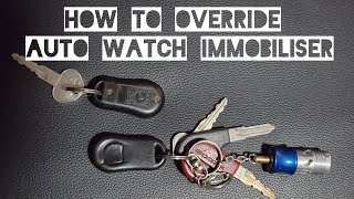 How to Manually Override Auto Watch Immobilizer System [upl. by Eanal811]