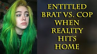 A woke young woman thinks she can virtue signal her way out of arrest Spoiler she cant [upl. by Peacock]