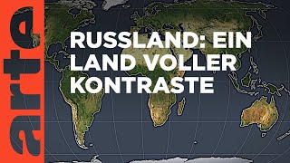 Russland  Ein Land voller Kontraste  Mit offenen Karten  ARTE [upl. by Alcott803]