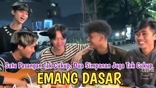 TONGKRONGAN SERU  Satu Pasangan Tak Cukup Dua Simpanan Juga Tak Cukup  EMANG DASAR emangdasar [upl. by Ahseinek]