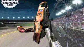 NASCAR Thunder 2004 Daytona Crashes 2 [upl. by Noram]