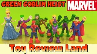 Spiderman in quotThe Green Goblin Heistquot With Cinderella Superman The Joker The Hulk amp Aquaman [upl. by Ibbed]