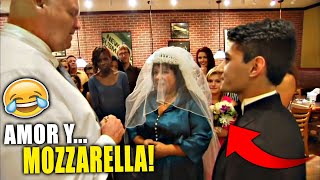 CASAMIENTO EN LA PIZZERÍA  REACCIONANDO A TACAÑOS EXTREMOS [upl. by Evante912]