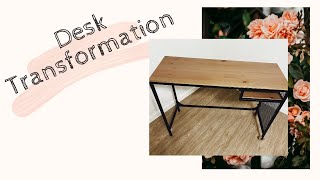 DIY IKEA Fjaellbo Laptop Desk Transformation [upl. by Hilar]