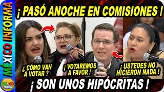 ¡PASÓ ANOCHE EN COMISIONES ESCUCHA LO QUE DIJERON ESTOS PRIANISTAS CON LA COLA ENTRE LAS PATAS [upl. by Yditsahc]