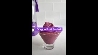 Dragon Fruit Sorbet BlendJet Recipe [upl. by Kissel]