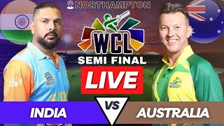 India vs Australia Champions Semi Final LIVE Cricket Match Today  World Champions Legends 2024 WCL [upl. by Oirotciv]