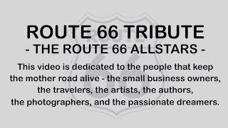 Route 66 Tribute  The Route 66 All Stars Video [upl. by Marlee]