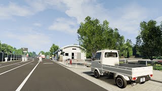 Driving a Kei Truck on the Nürburgring Nordschleife  BeamNGdrive Mods  Japanese Mini Truck [upl. by Obara]