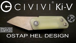 Civivi KiV Kiwi  Kiridashi Frontflipper  Ostap Hel Design [upl. by Nylkoorb]