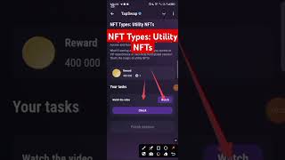 TapSwap Cenima Code l NFT Types Utility NFTs tapswap tapswapcode airdrop [upl. by Nava468]