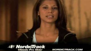 With Nordic Track ski the pounds away Watch this video [upl. by Nwahsd]