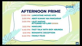 Gma Schedule March 20 2025 Thursday [upl. by Yboc]