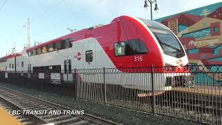 CalTrain KISS Unit at San Mateo [upl. by Llain261]