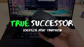 Logitech M720 Triathlon Mouse │ Review Longest Battery Wireless Mouse 2 [upl. by Nattirb]