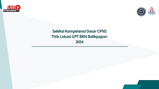 Sesi 1 Tgl 3 November SKD CPNS TA 2024 [upl. by Yruama]