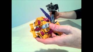 Transformers Combiner Wars Menasor build with attempted shoulder fix  GotBot True Review NUMBER 48 [upl. by Leerzej]