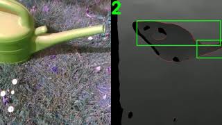 outdoor obstacle detection on ground in sunlight using 3D  depth camera Intel RealSense D435i [upl. by Esadnac]