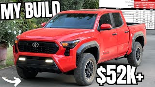 Update On My 2024 Toyota Tacoma Build Date  Package Pricing [upl. by Ijar]