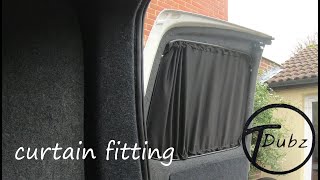 Camper van curtain fitting guide vwt5 [upl. by Hooke]