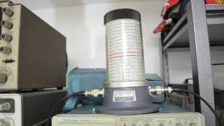 HP 536A frequency meter demonstration [upl. by Adlei]