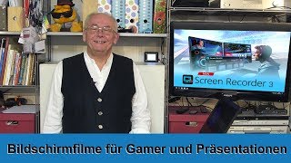 Screen Recorder auch für Gamer und Präsentationen – HIZ173 [upl. by Elleinet]