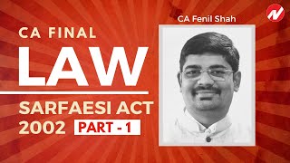 SARFAESI ACT 2002 Part 1  CA Final  Corporate amp Economic Law by CA Fenil Shah [upl. by Mihe793]