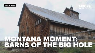 Montana Moment Barns of the Big Hole land of 10000 haystacks [upl. by Anauq]