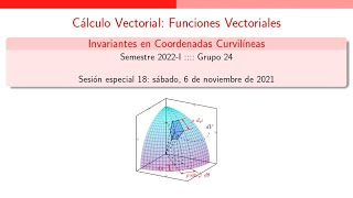 Tema 2  Invariantes en Coordenadas Curvilíneas [upl. by Nylad451]