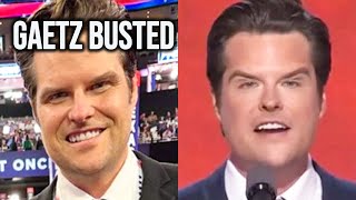 Matt Gaetz CRUMBLES As Embarrassing RNC Photos Go Viral [upl. by Solokin]