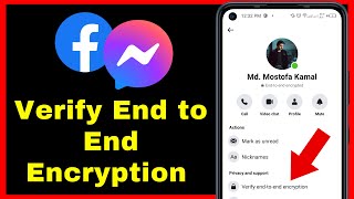 Verify end to end encryption messenger Facebook Messenger New Update [upl. by Nora]