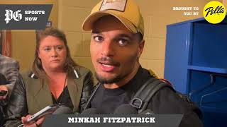 SteelersColts postgame Minkah Fitzpatrick perplexed by costly personal foul penalty [upl. by Erdda]