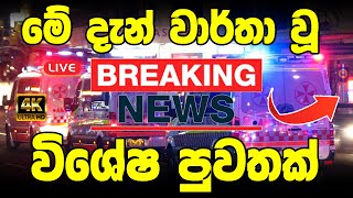 DERANA BREAKING NEWS  Special sad news received now ADA DERANA NEWS HIRU NEWS [upl. by Inahpit865]