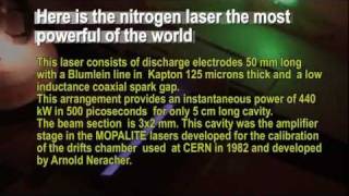 Here is the 5 cm nitrogen laser the most powerful of the world 2 [upl. by Nalo214]