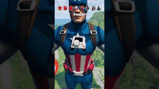 Superheroes Cars vs Captain America 🔥😱 BeamNGDrive beamngdrive beamngshorts captainamerica [upl. by Aneehsit485]